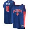 Jalen Duren Detroit Pistons Fashion7 Fast Break Replica Jersey - Blue - Front View