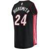 Haywood Highsmith Miami Heat Fashion7 2021/22 Fast Break Replica Jersey - Black - Detail View