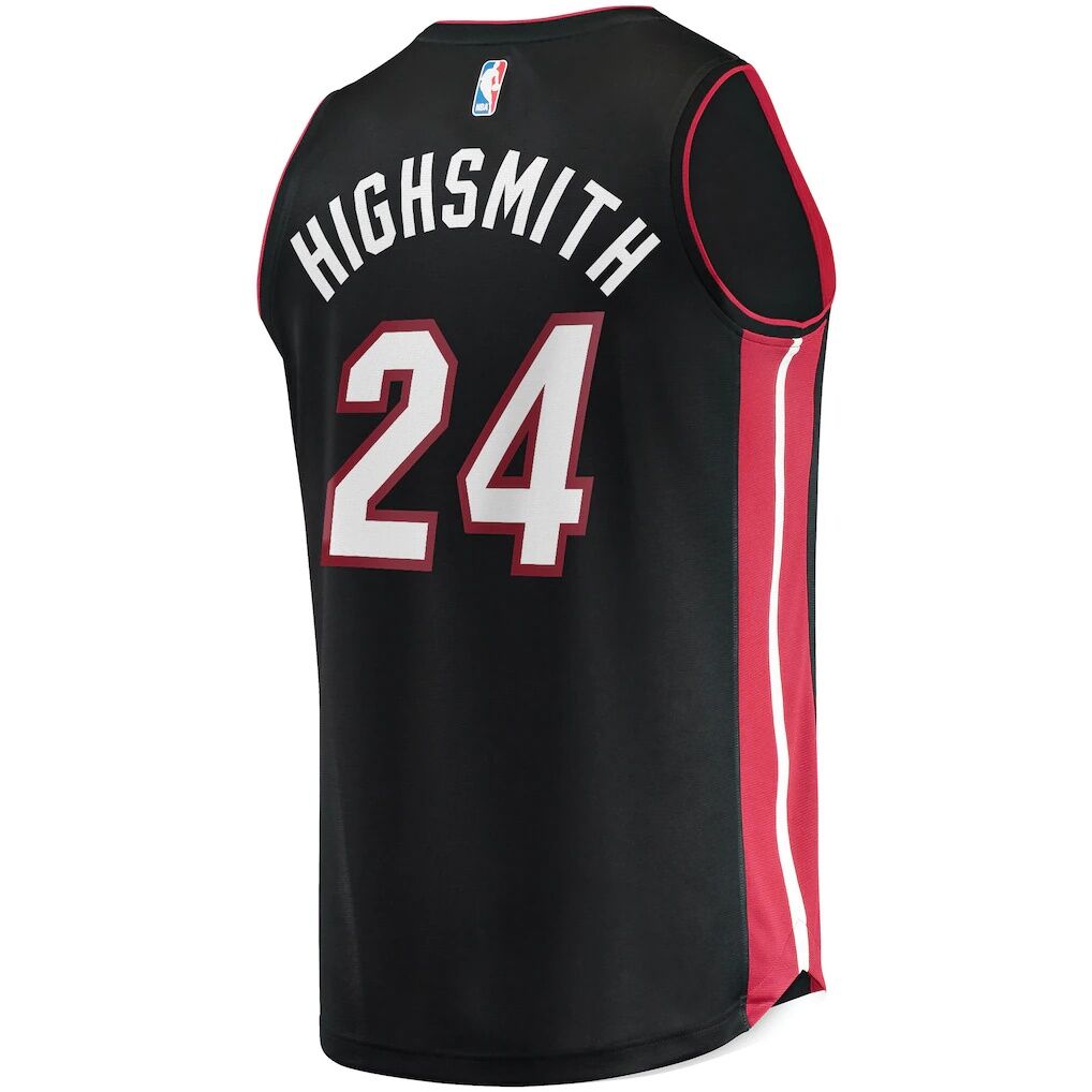Haywood Highsmith Miami Heat Fashion7 2021/22 Fast Break Replica Jersey - Icon Edition