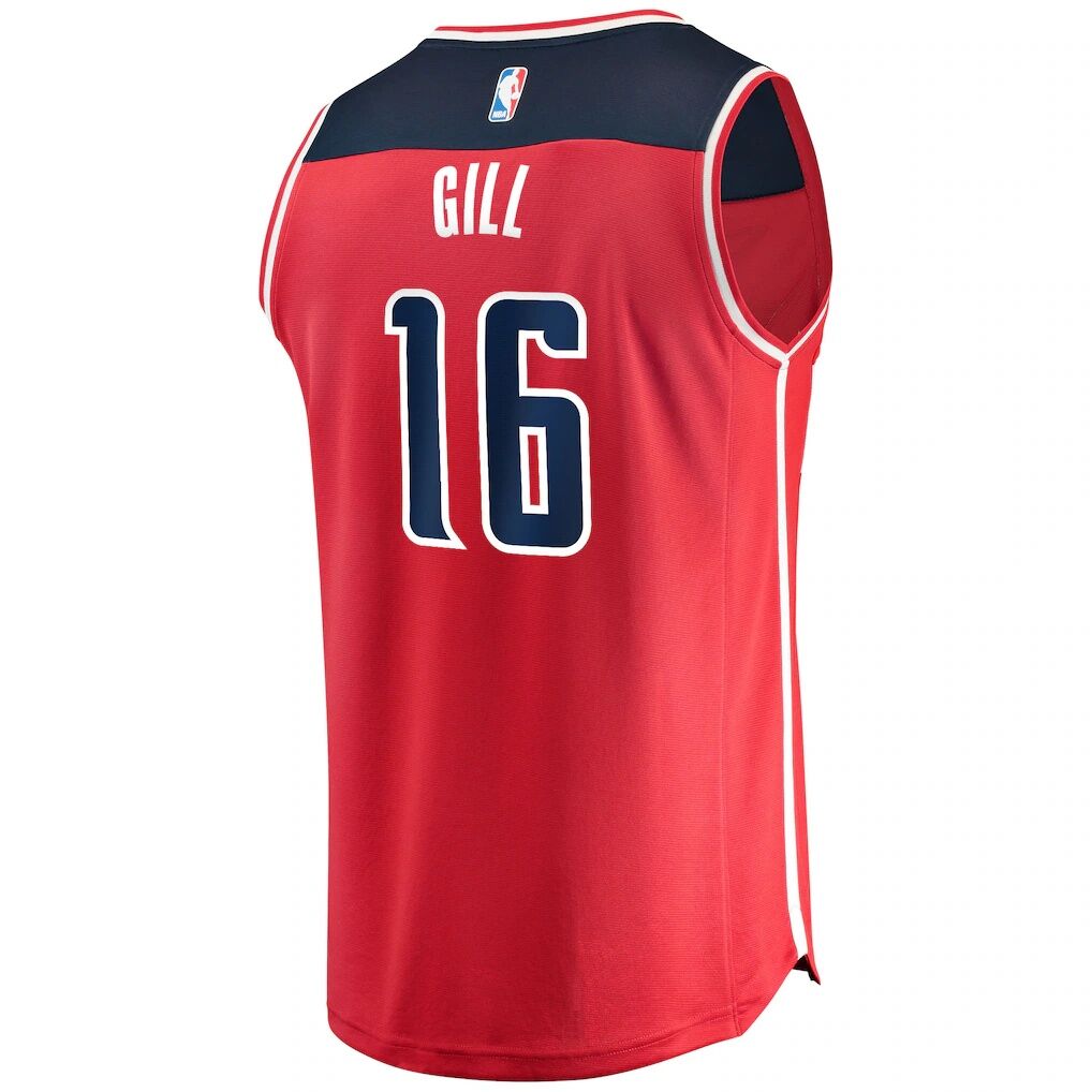 Anthony Gill Washington Wizards Fashion7 Fast Break Replica Jersey - Icon Edition