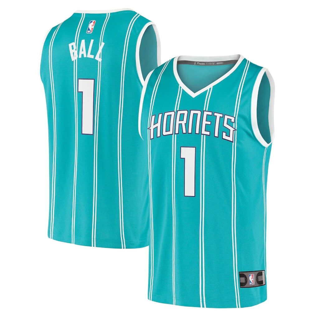 LaMelo Ball Charlotte Hornets Fashion7 Fast Break Replica Jersey – Icon Edition