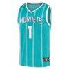 LaMelo Ball Charlotte Hornets Fashion7 Fast Break Replica Jersey - Teal - Side View