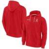 Los Angeles Angels Fashion7 Unisex Elements Super Soft Fleece Pullover Hoodie - Red - Front View