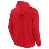 Washington Nationals Fashion7 Unisex Elements Super Soft Fleece Pullover Hoodie - Red - Detail View
