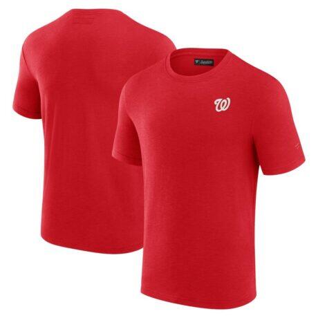 Washington Nationals Fashion7 Modal Short Sleeve T-Shirt - Red - Front View