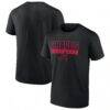Atlanta Braves In The Mitt T-Shirt - Black - Front View