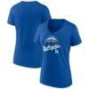 Los Angeles Dodgers Women's One Champion V-Neck T-Shirt - - Front View
