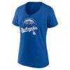 Los Angeles Dodgers Women's One Champion V-Neck T-Shirt - - Side View