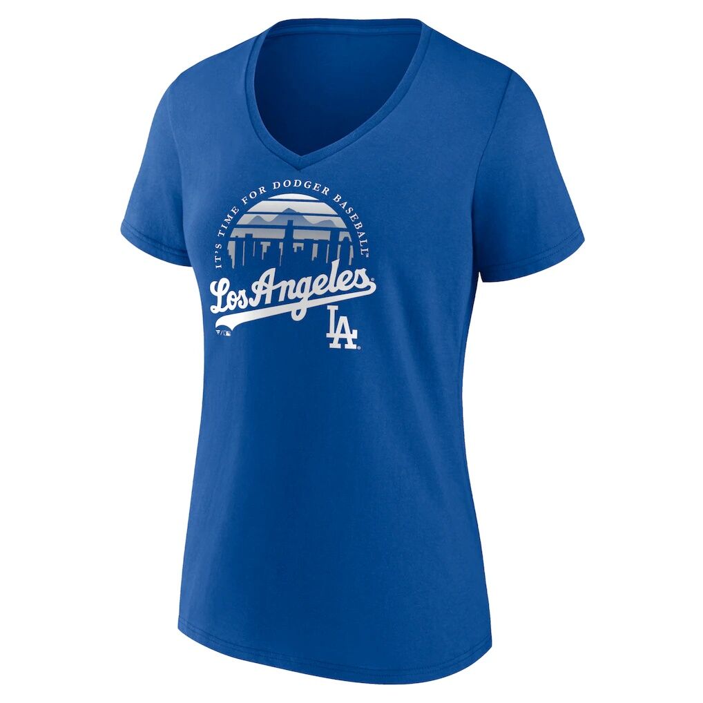 Los Angeles Dodgers Women’s One Champion V-Neck T-Shirt – Royal