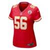 George Karlaftis Kansas City Chiefs Nike Women's Game Player Jersey - Red - Side View