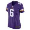 Lewis Cine Minnesota Vikings Nike Women's Game Player Jersey - Purple - Side View