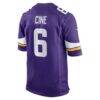 Lewis Cine Minnesota Vikings Nike Game Player Jersey - Purple - Detail View