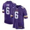 Lewis Cine Minnesota Vikings Nike Game Player Jersey - Purple - Front View