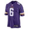 Lewis Cine Minnesota Vikings Nike Game Player Jersey - Purple - Side View