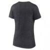 Kansas City Chiefs Women's Primary Team Logo V-Neck T-Shirt - Charcoal - Detail View
