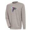 Atlanta Falcons Antigua Reward Chenille Pullover Crewneck Sweatshirt - - Front View