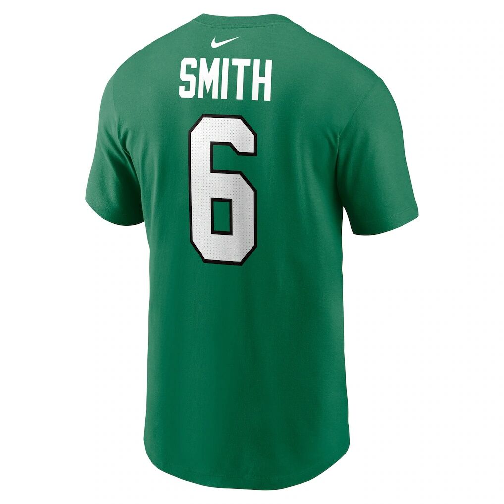 DeVonta Smith Philadelphia Eagles Nike Name & Number T-Shirt - Kelly Green