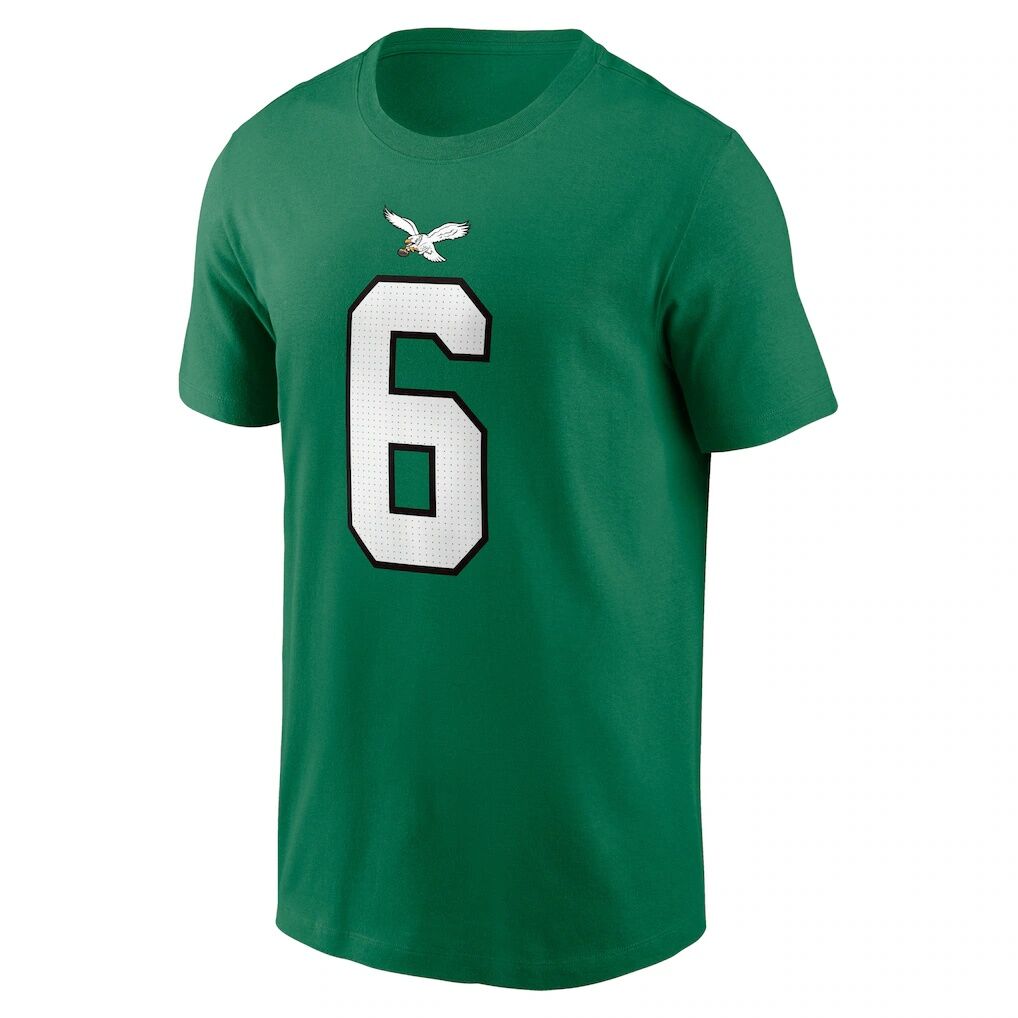DeVonta Smith Philadelphia Eagles Nike Name & Number T-Shirt - Kelly Green