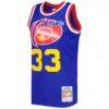 David Thompson Denver Nuggets Mitchell & Ness Hardwood Classics 1975/76 Swingman Jersey - - Side View