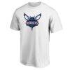 Charlotte Hornets Logo T-Shirt - White - Side View