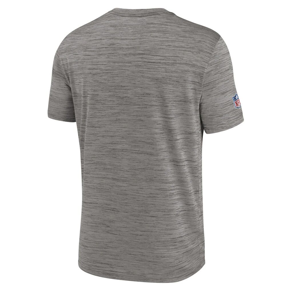 New Orleans Saints Nike 2023 Sideline Alternate Logo Performance T-Shirt - Heather Charcoal
