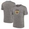 New Orleans Saints Nike 2023 Sideline Alternate Logo Performance T-Shirt - - Front View