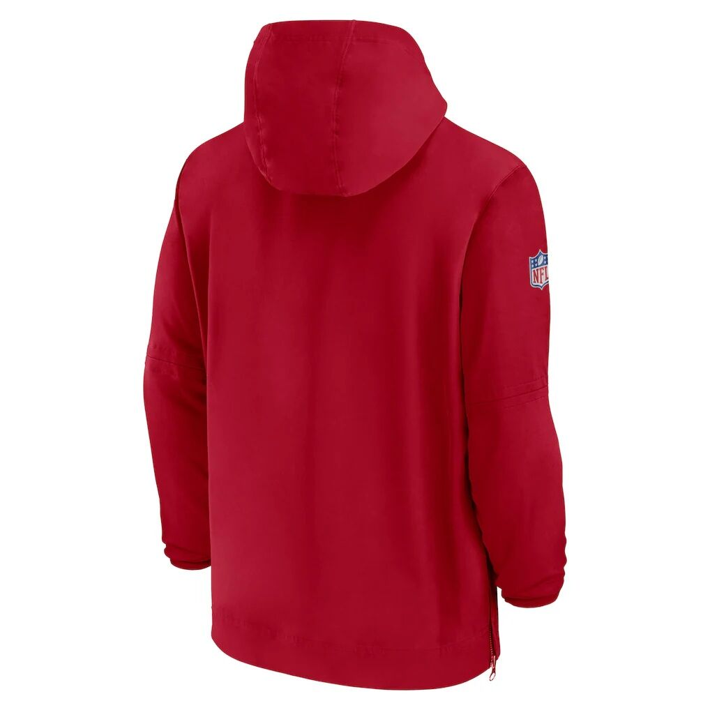 Tampa Bay Buccaneers Nike Sideline Half-Zip Hoodie