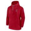 Tampa Bay Buccaneers Nike Sideline Half-Zip Hoodie - Red - Side View