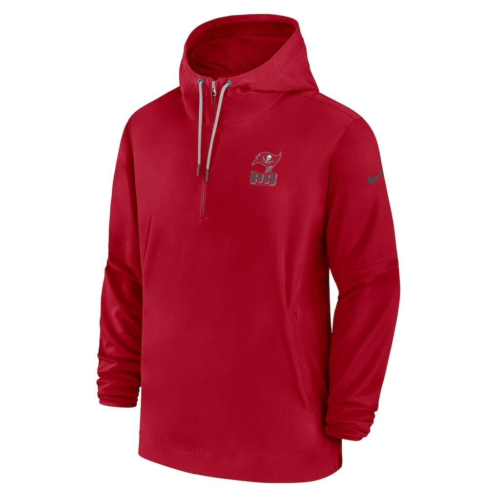 Tampa Bay Buccaneers Nike Sideline Half-Zip Hoodie