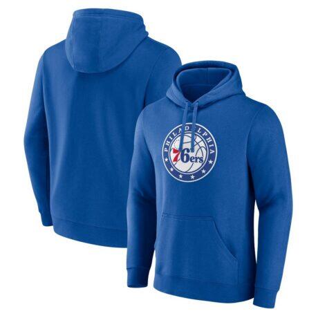 Philadelphia 76ers Alternate Logo Pullover Hoodie - - Front View