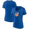 FC Cincinnati Women's Official Logo V-Neck T-Shirt - - Front View