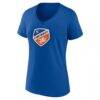 FC Cincinnati Women's Official Logo V-Neck T-Shirt - - Side View