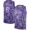 LeBron James Los Angeles Lakers Nike Unisex Select Series Swingman Jersey - Purple - Front View
