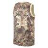 Giannis Antetokounmpo Milwaukee Bucks Nike Unisex Select Series Swingman Jersey - Brown - Detail View