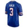 Damar Hamlin Buffalo Bills Nike Game Jersey - Royal - Detail View