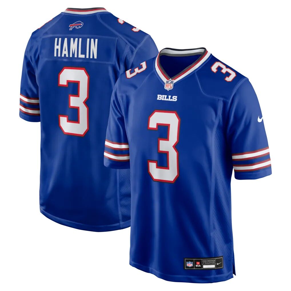 Damar Hamlin Buffalo Bills Nike Game Jersey - Royal