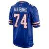 Ryan Van Demark Buffalo Bills Nike Game Player Jersey - - Detail View