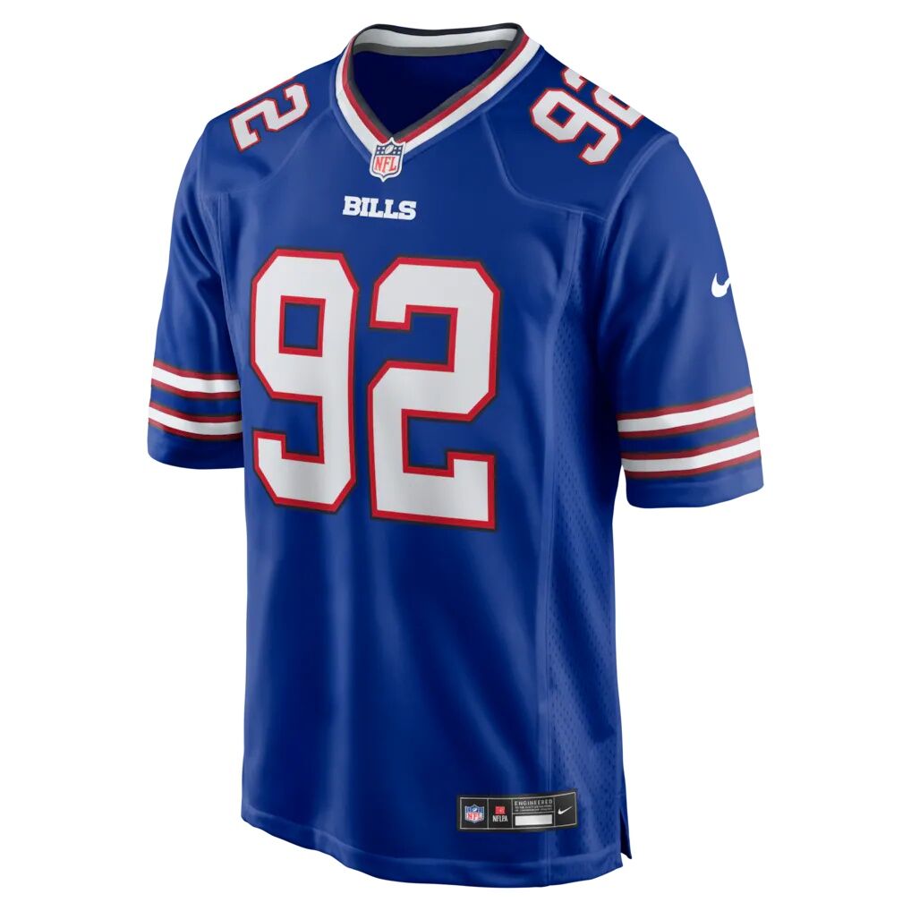 DaQuan Jones Buffalo Bills Nike Game Player Jersey - Royal