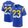 Kyren Williams Los Angeles Rams Nike Game Player Jersey - - Front View