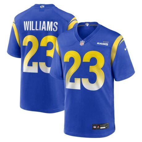 Kyren Williams Los Angeles Rams Nike Game Player Jersey - - Front View