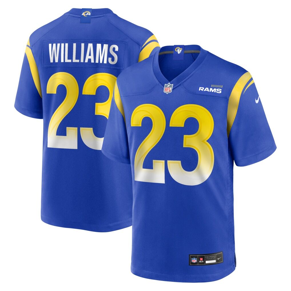 Kyren Williams Los Angeles Rams Nike Game Player Jersey - Royal