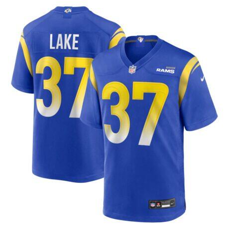 Quentin Lake Los Angeles Rams Nike Game Player Jersey - - Front View