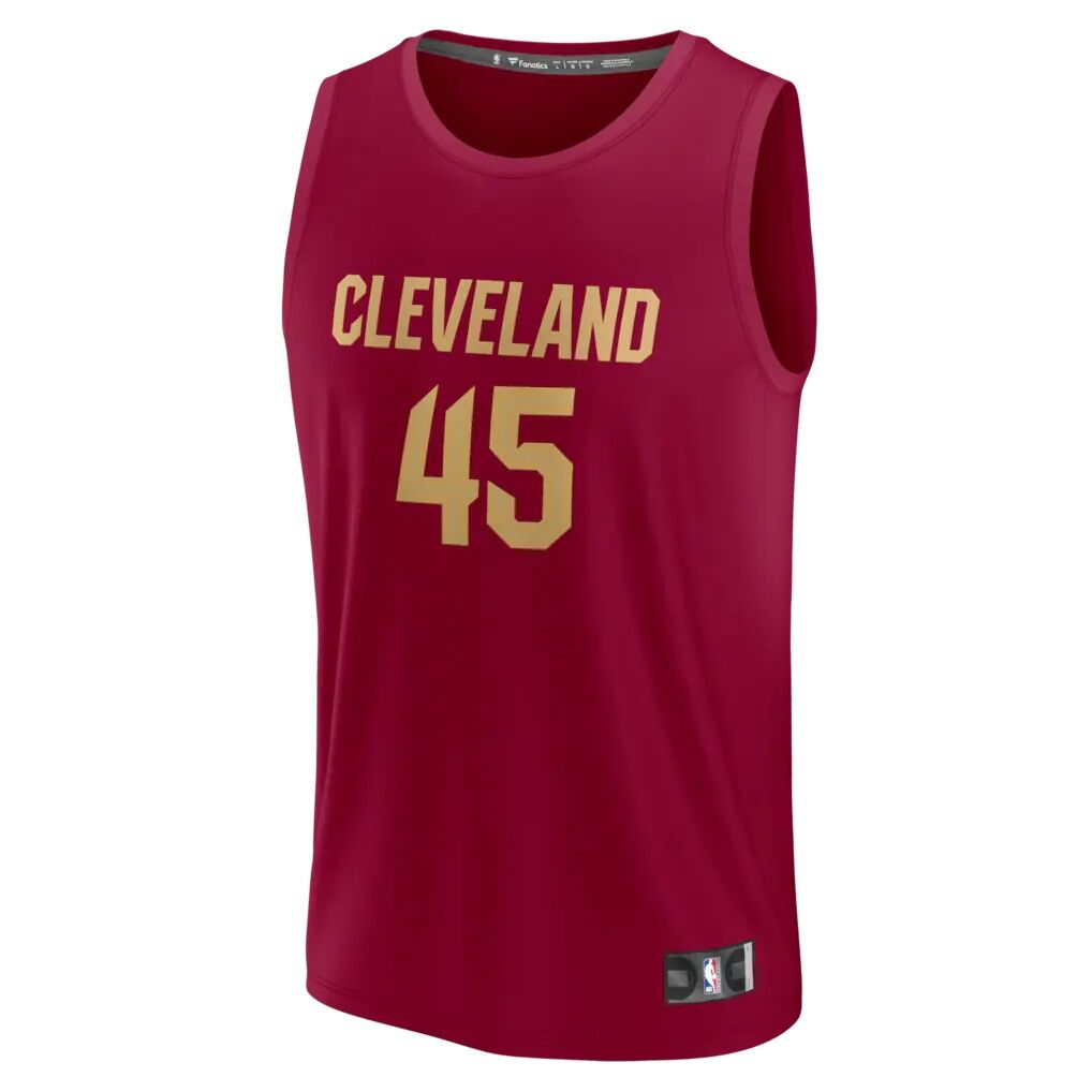 Donovan Mitchell Cleveland Cavaliers Fashion7 Fast Break Replica Jersey - Icon Edition - Wine