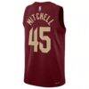 Donovan Mitchell Cleveland Cavaliers Nike Unisex Swingman Jersey - Icon Edition - - Detail View