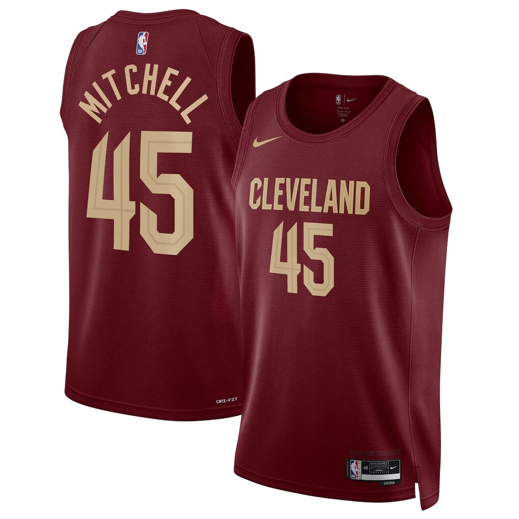 Donovan Mitchell Cleveland Cavaliers Nike Unisex Swingman Jersey – Icon Edition – Wine