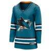 San Jose Sharks Fashion7 Women's Home Breakaway Jersey - Teal - Side View