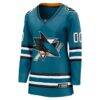 San Jose Sharks Fashion7 Women's Home Breakaway Custom Jersey - Teal - Side View