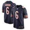 Kyler Gordon Chicago Bears Nike Game Player Jersey - Navy - Front View