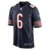 Kyler Gordon Chicago Bears Nike Game Player Jersey - Navy - Side View