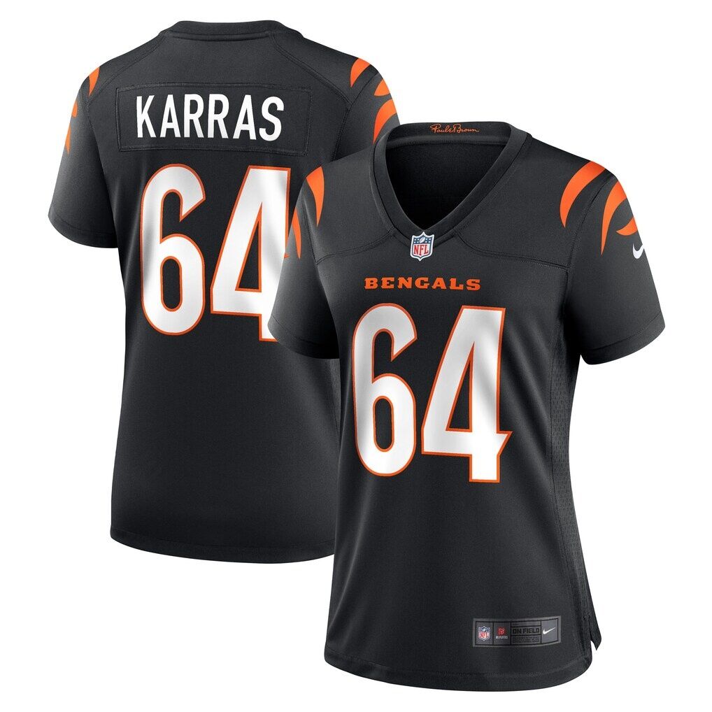 Ted Karras Cincinnati Bengals Nike Women’s Game Player Jersey